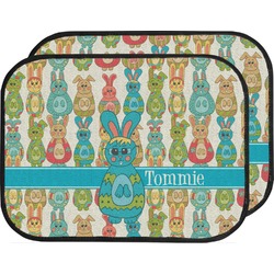 Fun Easter Bunnies Car Floor Mats (Back Seat) (Personalized)