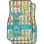 Fun Easter Bunnies Car Floor Mats (Front Seat) (Personalized)