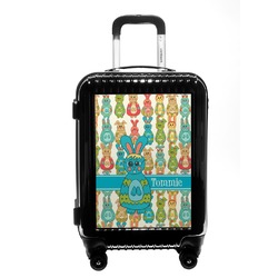 Fun Easter Bunnies Carry On Hard Shell Suitcase (Personalized)