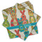Fun Easter Bunnies Cloth Napkins - Personalized Lunch (PARENT MAIN Set of 4)