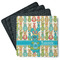 Fun Easter Bunnies Square Rubber Backed Coasters - Set of 4 (Personalized)