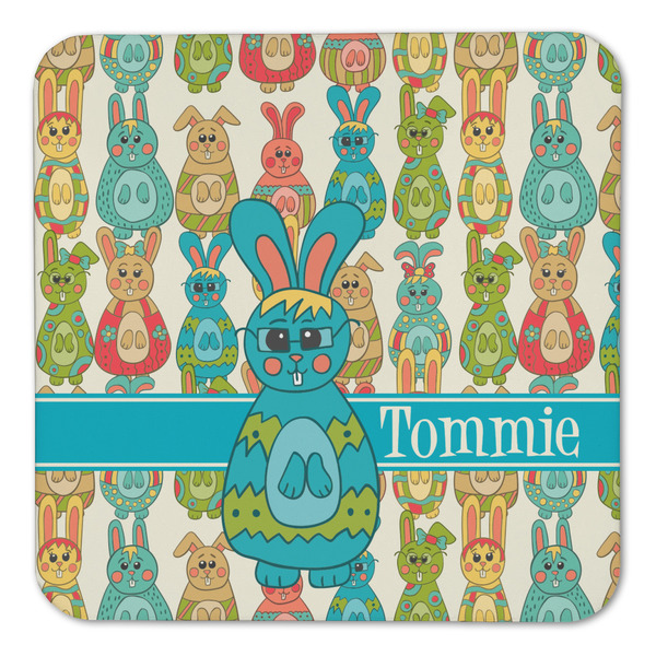 Fun Easter Bunnies Coaster Set - FRONT (one)