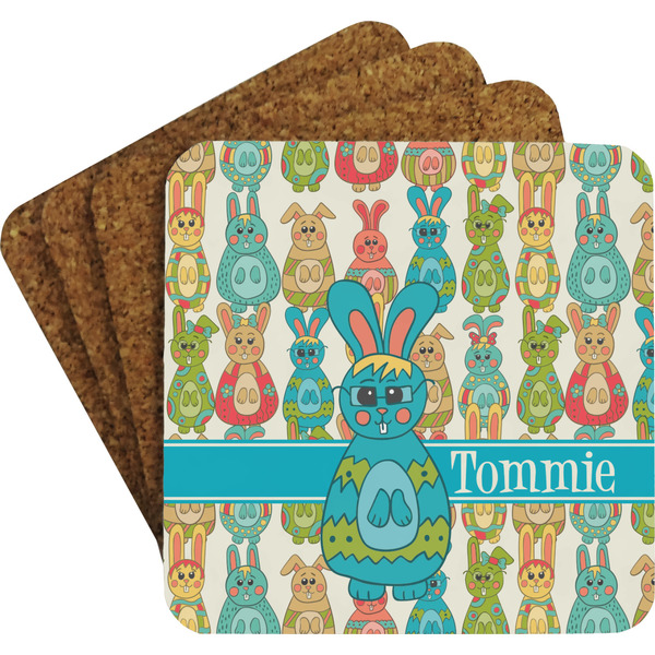 Fun Easter Bunnies Coaster Set (Personalized)