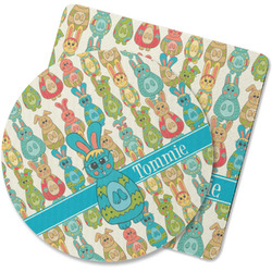 Fun Easter Bunnies Rubber Backed Coaster (Personalized)