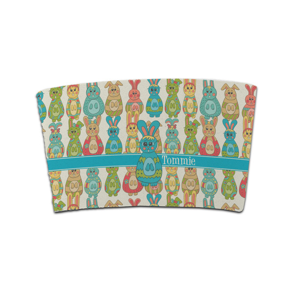 Custom Fun Easter Bunnies Coffee Cup Sleeve (Personalized)