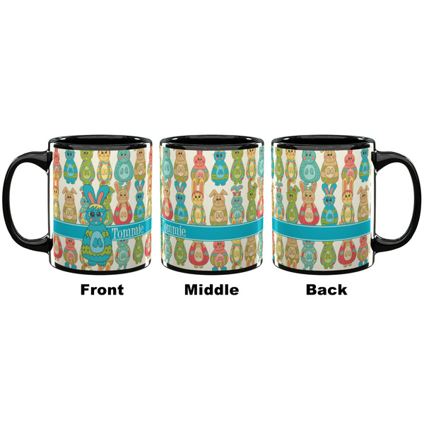 Fun Easter Bunnies Coffee Mug - 11 oz - Black APPROVAL