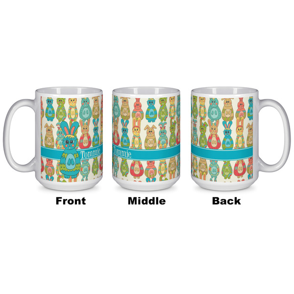 Fun Easter Bunnies Coffee Mug - 15 oz - White APPROVAL