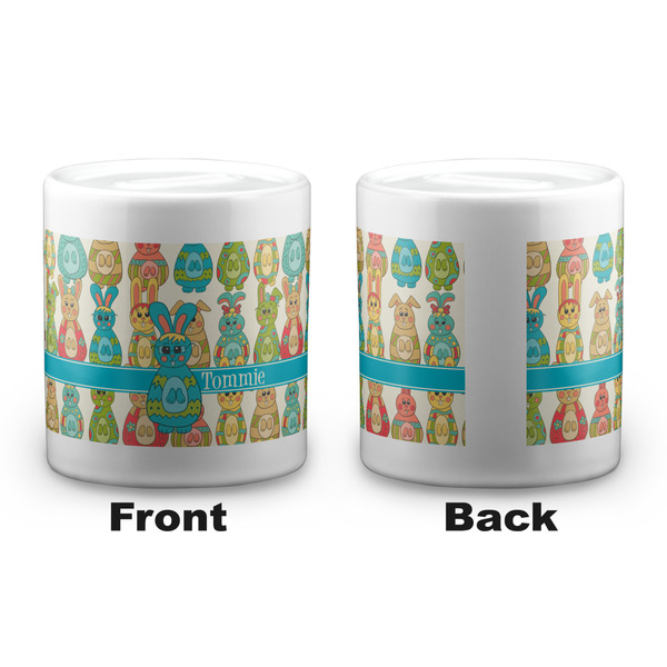 Fun Easter Bunnies Coin Bank - Apvl