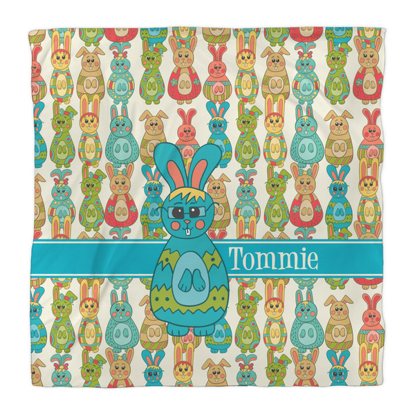 Fun Easter Bunnies Comforter - Queen - Front