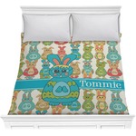 Fun Easter Bunnies Comforter - Full / Queen (Personalized)