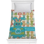 Fun Easter Bunnies Comforter - Twin (Personalized)