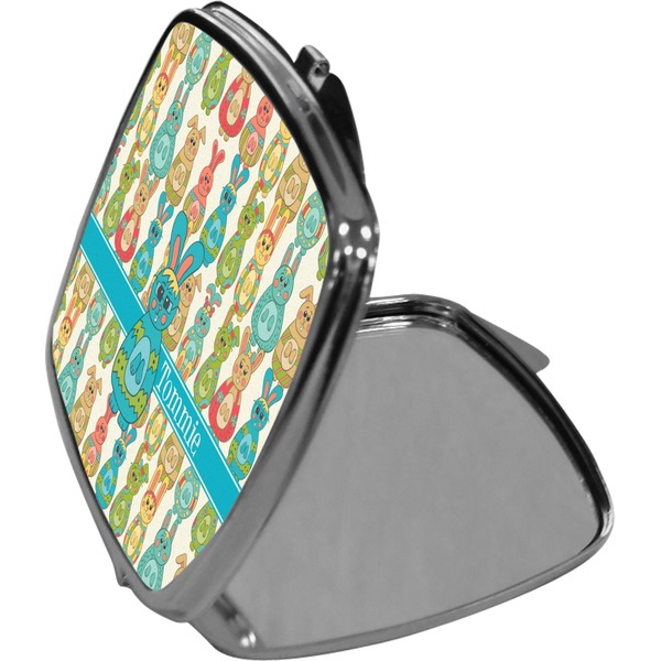 Fun Easter Bunnies Compact Mirror (Side View)