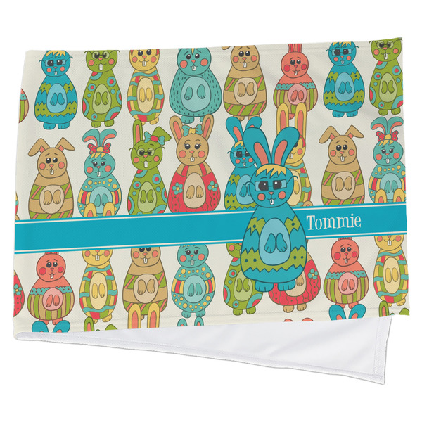 Custom Fun Easter Bunnies Cooling Towel (Personalized)