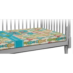 Fun Easter Bunnies Crib Fitted Sheet (Personalized)