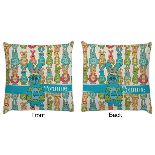 Fun Easter Bunnies Decorative Pillow Case - Approval