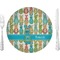 Fun Easter Bunnies 10" Glass Lunch / Dinner Plates - Single or Set (Personalized)