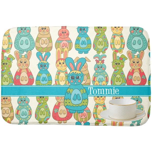 Fun Easter Bunnies Dish Drying Mat
