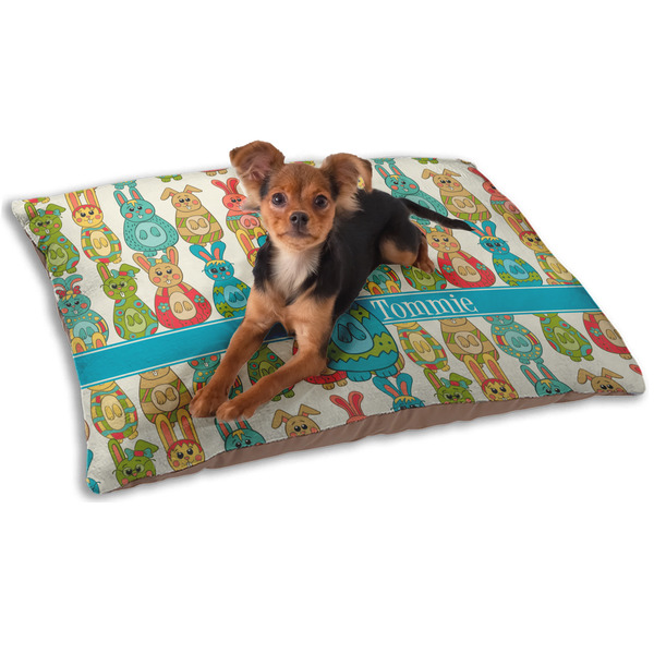 Fun Easter Bunnies Dog Bed - Small LIFESTYLE