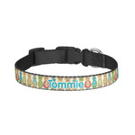 Fun Easter Bunnies Dog Collar - Large (Personalized)