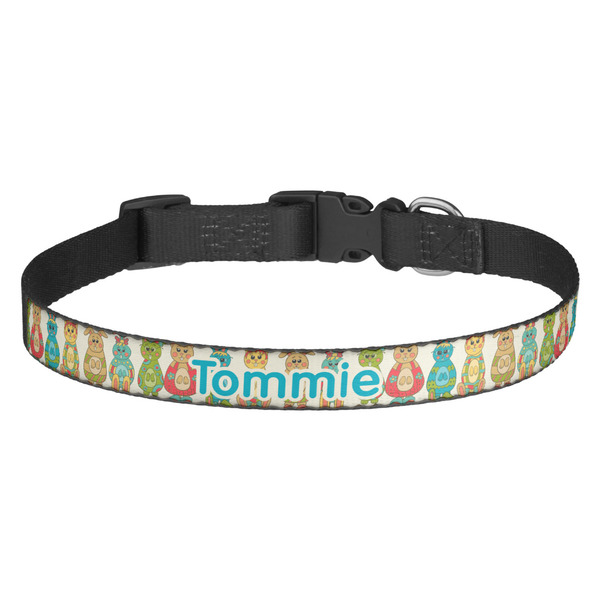 Custom Fun Easter Bunnies Dog Collar (Personalized)
