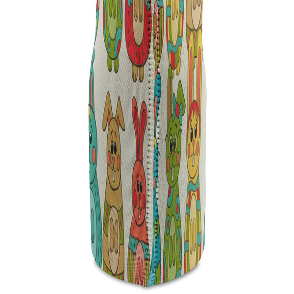 Fun Easter Bunnies Double Wine Tote - DETAIL 2 (new)