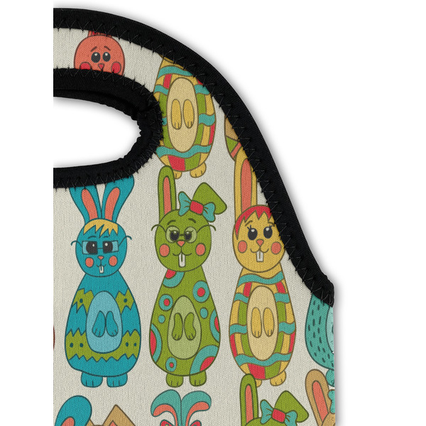 Fun Easter Bunnies Double Wine Tote - Detail 1 (new)