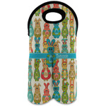 Fun Easter Bunnies Wine Tote Bag (2 Bottles) (Personalized)