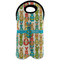 Fun Easter Bunnies Double Wine Tote - Front (new)
