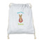 Fun Easter Bunnies Drawstring Backpacks - Sweatshirt Fleece - Double Sided - FRONT