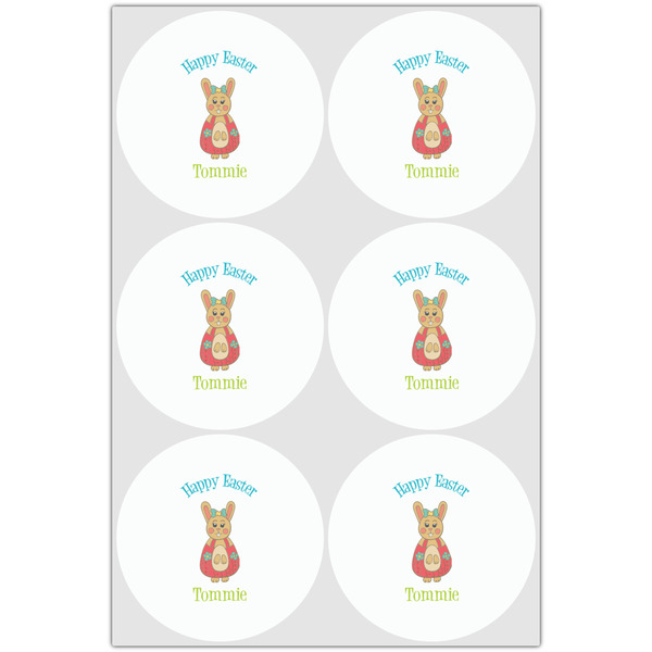 Fun Easter Bunnies Drink Topper - Large - Set of 6