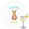 Fun Easter Bunnies Printed Drink Topper - 3.5" (Personalized)