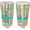 Fun Easter Bunnies Pint Glass - Full Color - Front & Back Views