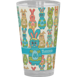 Fun Easter Bunnies Pint Glass - Full Color (Personalized)