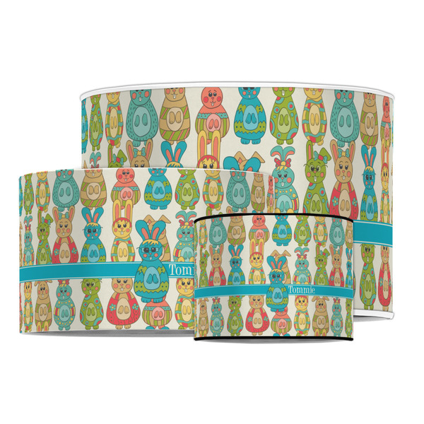 Fun Easter Bunnies Drum Lampshades - MAIN