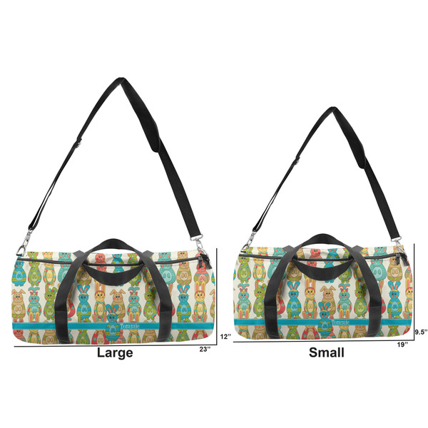 Fun Easter Bunnies Duffle Bag Small and Large