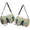 Fun Easter Bunnies Duffle bag large front and back sides