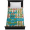 Fun Easter Bunnies Duvet Cover - Twin - On Bed - No Prop