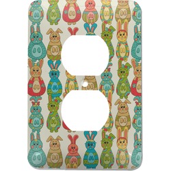 Fun Easter Bunnies Electric Outlet Plate (Personalized)