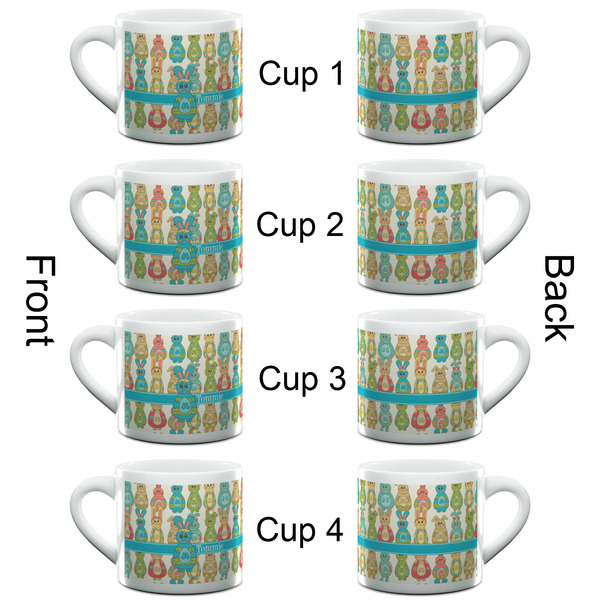Fun Easter Bunnies Espresso Cup - 6oz (Double Shot Set of 4) APPROVAL