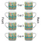Fun Easter Bunnies Espresso Cup - 6oz (Double Shot Set of 4) APPROVAL