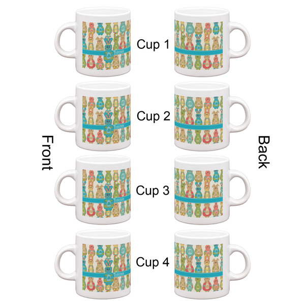 Fun Easter Bunnies Espresso Cup Set of 4 - Apvl