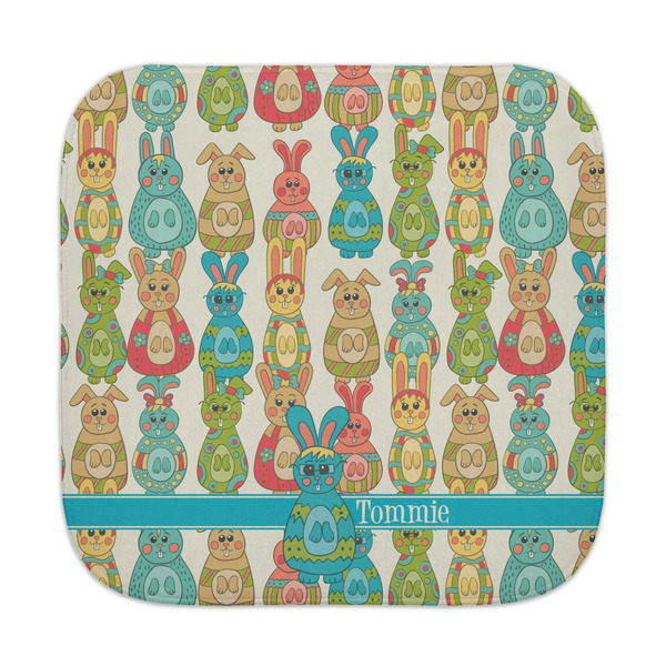 Custom Fun Easter Bunnies Face Towel (Personalized)