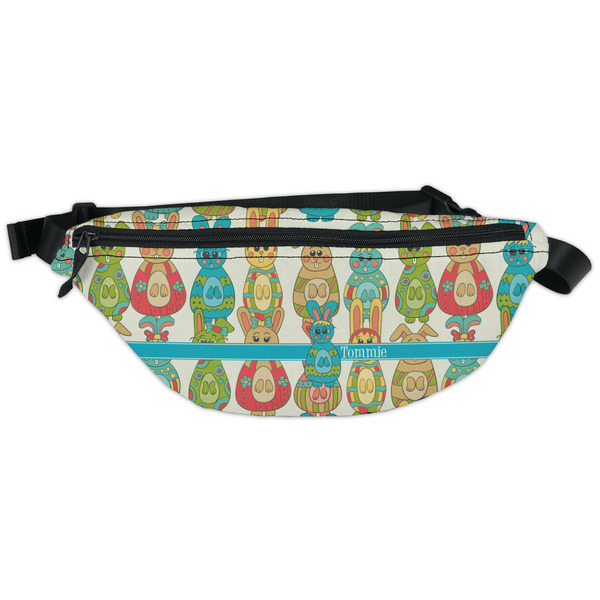 Custom Fun Easter Bunnies Fanny Pack - Classic Style (Personalized)