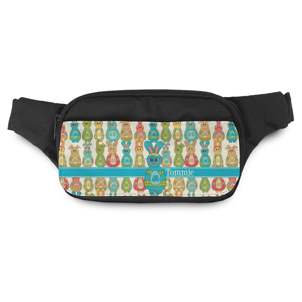 Custom Fun Easter Bunnies Fanny Pack - Modern Style (Personalized)