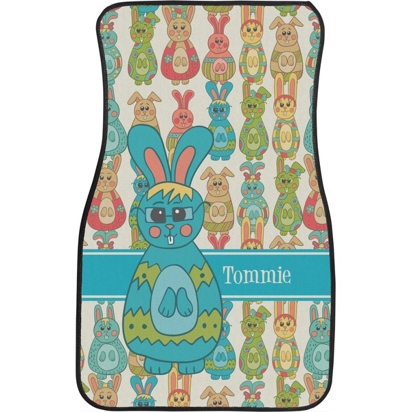 Fun Easter Bunnies Front Seat Car Mat