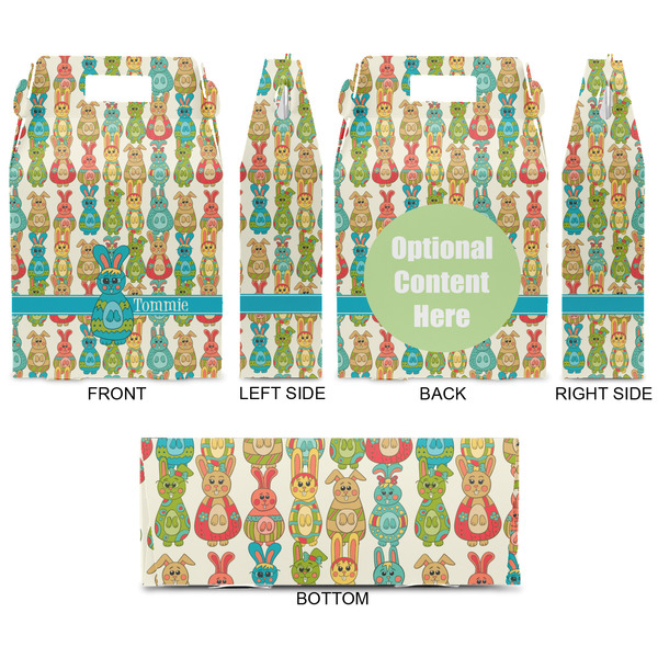 Fun Easter Bunnies Gable Favor Box - Approval