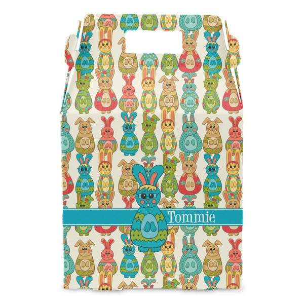 Fun Easter Bunnies Gable Favor Box - Front