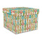Fun Easter Bunnies Gift Boxes with Lid - Canvas Wrapped - Large - Front/Main