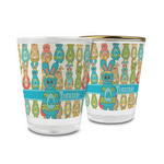 Fun Easter Bunnies Glass Shot Glass - 1.5 oz (Personalized)