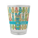 Fun Easter Bunnies Glass Shot Glass - 1.5 oz - Set of 4 (Personalized)